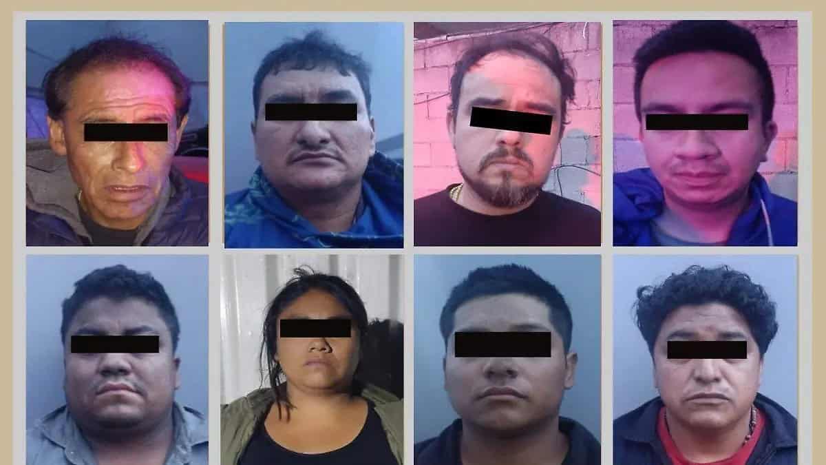 Nueve detenidos por robo violento de tr&aacute;ilers con medicamentos en Toluca