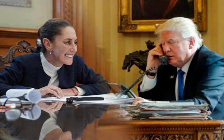 &iquest;Amigos o enemigos? Sheinbaum habla con Trump mientras M&eacute;xico arde por tensi&oacute;n con EE.UU.