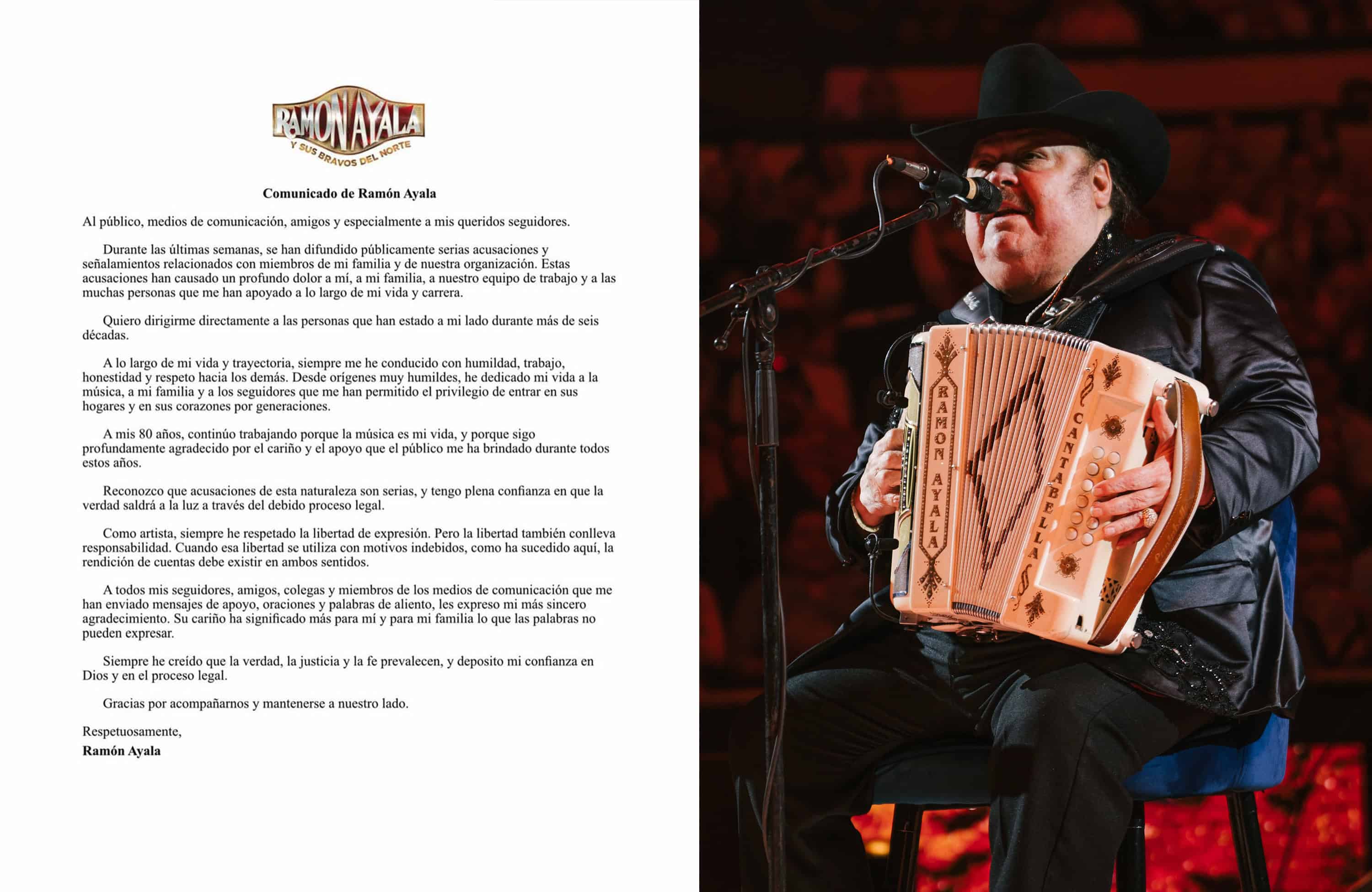 Ram&oacute;n Ayala rompe el silencio tras demanda contra su hijo en Texas