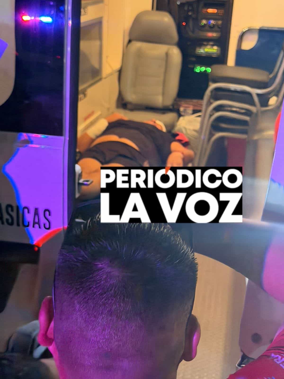 Mujer hospitalizada tras ser embestida por motociclista en Frontera