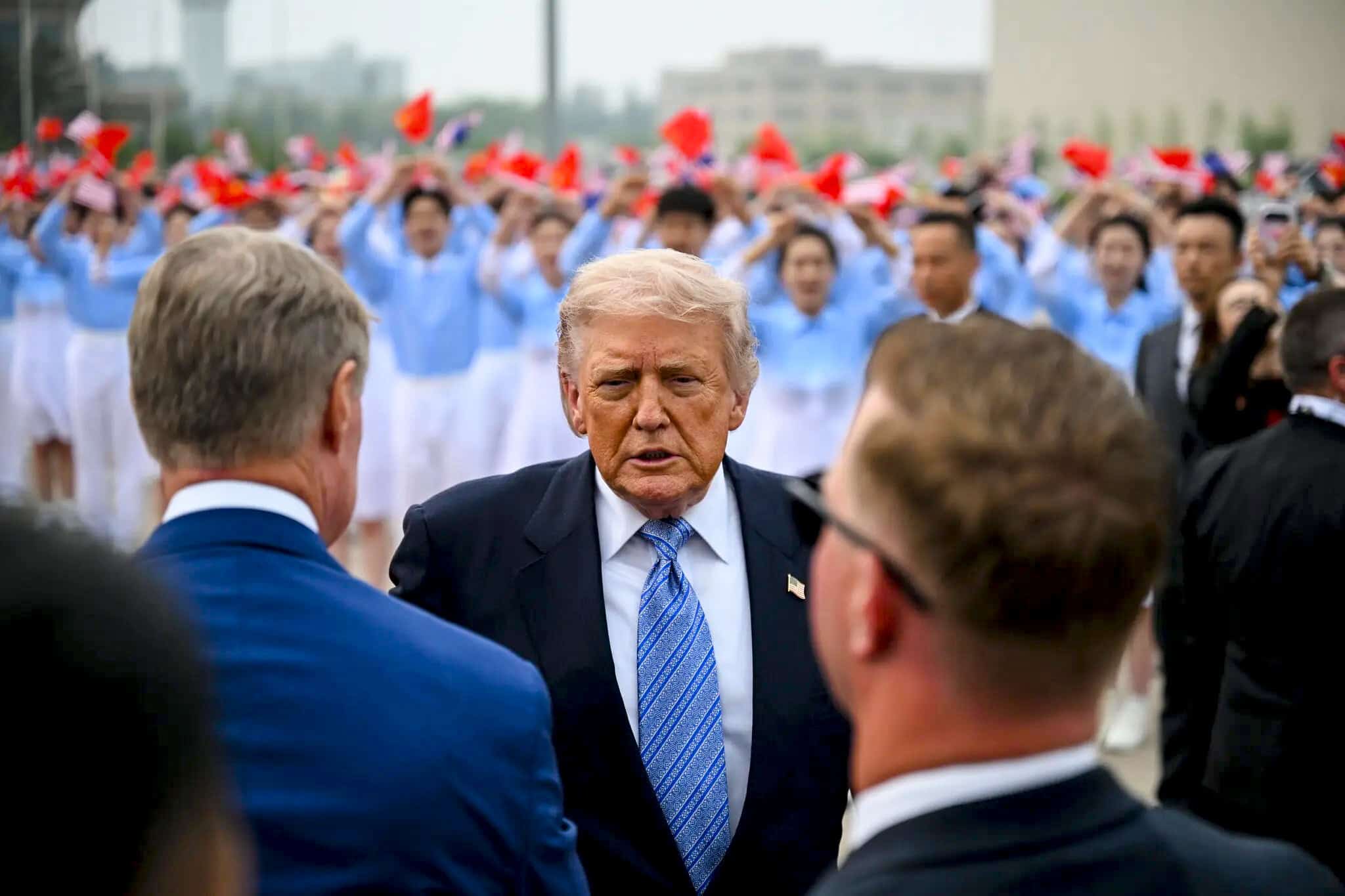 Trump presume acuerdos con China tras reuni&oacute;n en Pek&iacute;n