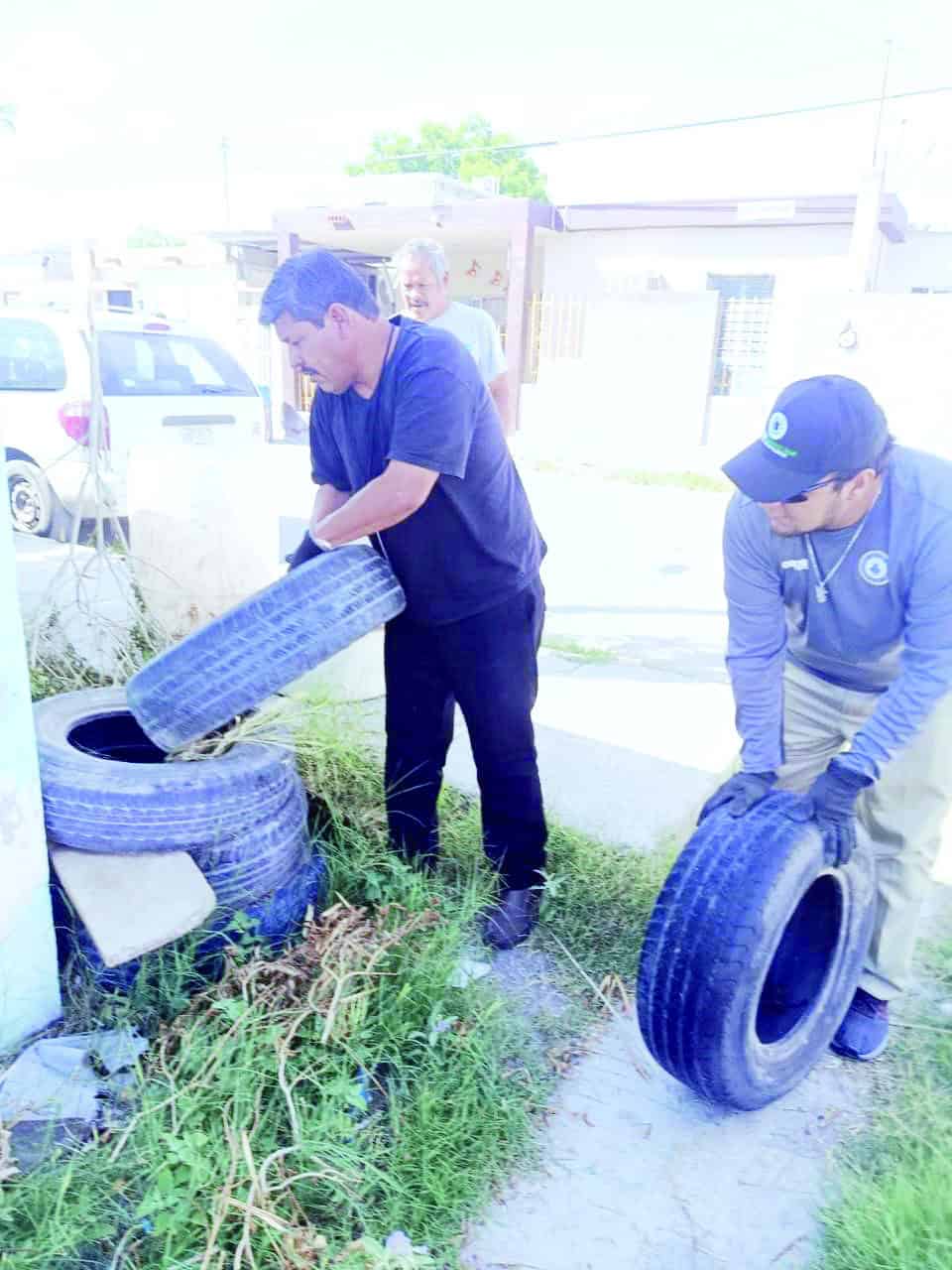 Frontera realiza jornada de descacharrizaci&oacute;n para prevenir dengue
