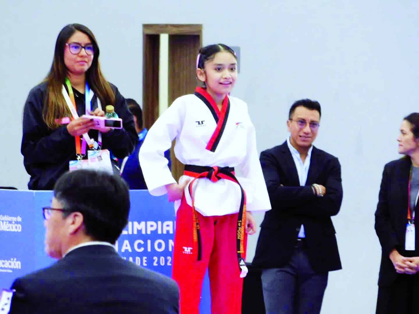 San Buenaventura celebra a Emma Rodr&iacute;guez tras su medalla de bronce en Taekwondo