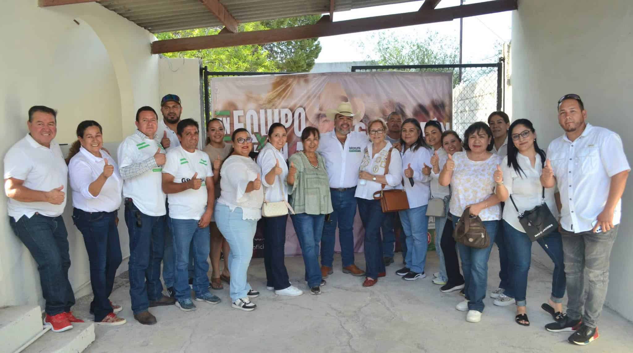 votantes de san buenaventura y frontera cierran filas con gachup&iacute;n