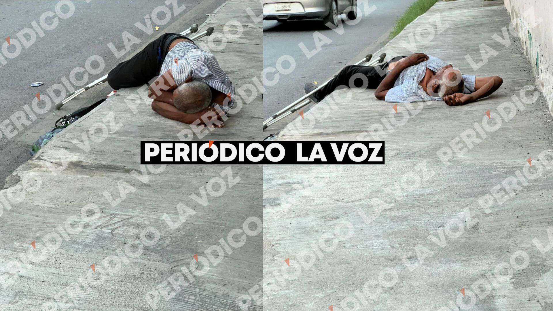 Moviliza "ebrio" tirado en El Pueblo