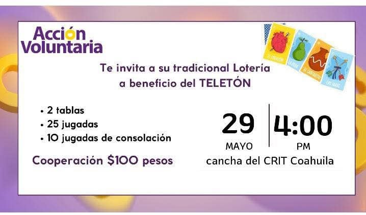 CRIT Coahuila alista loter&iacute;a solidaria 