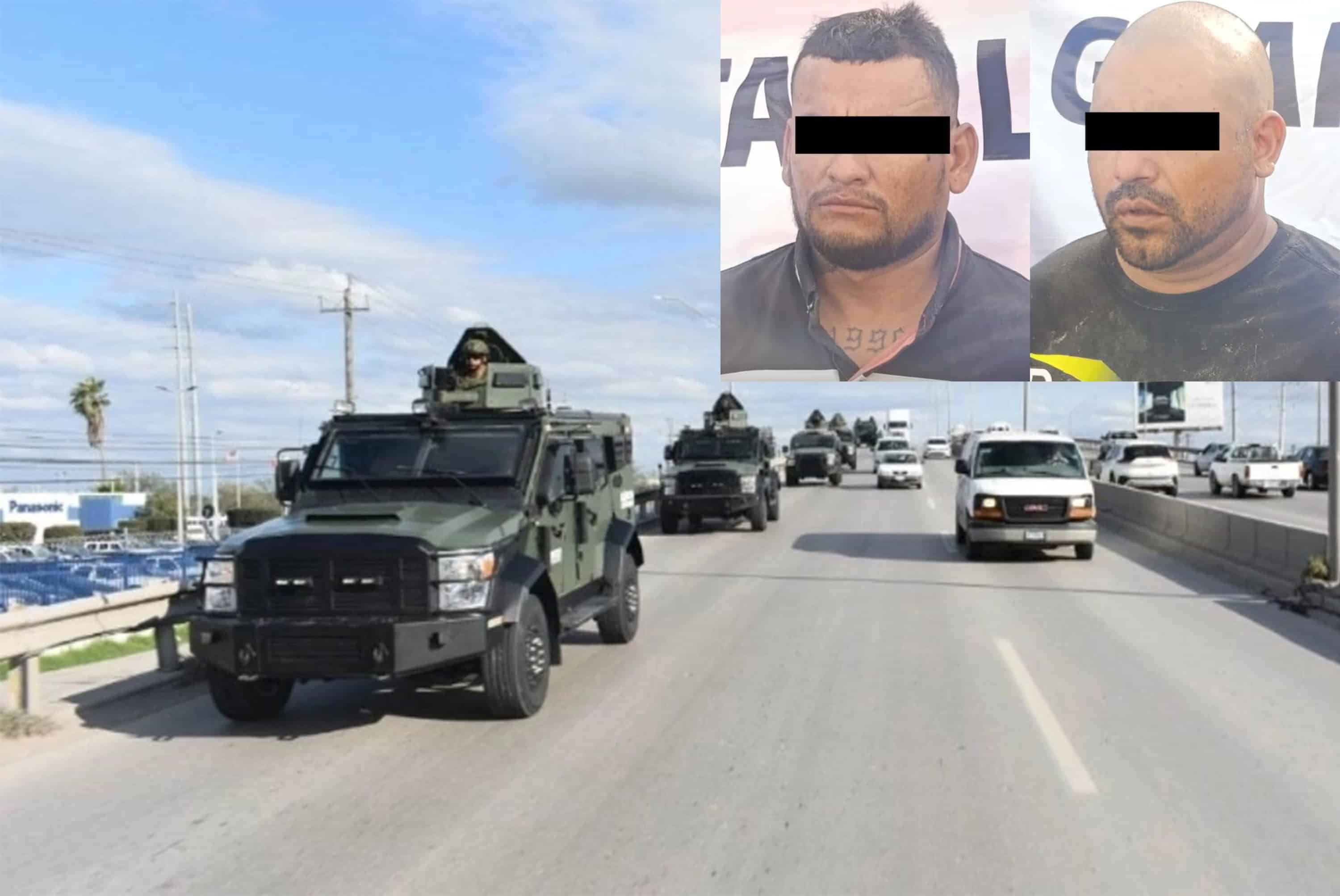 Capturan a dos presuntos responsables de ataque contra agentes federales en Matamoros