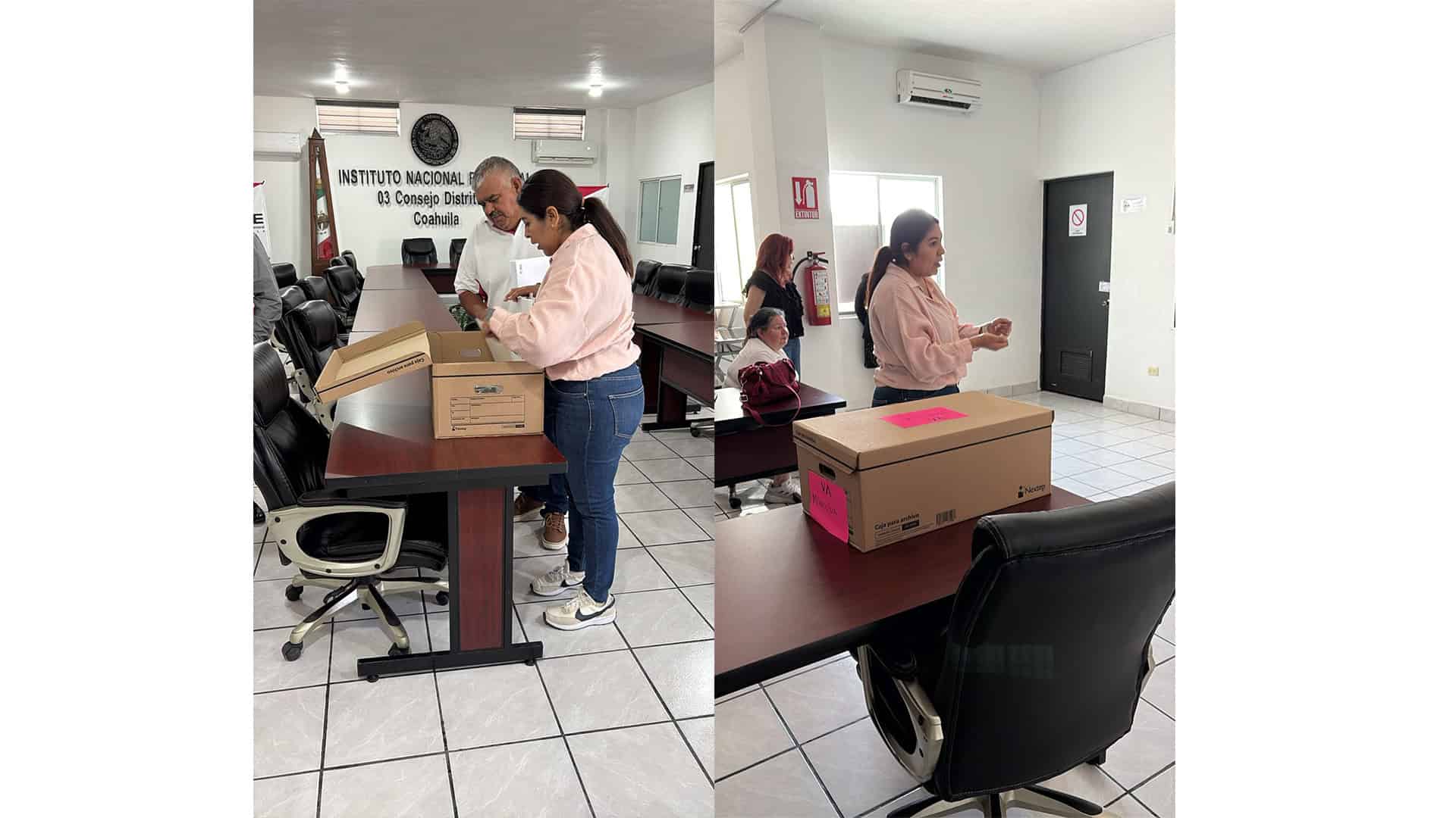 INE realiza voto anticipado en Monclova: 10 personas con discapacidad participan
