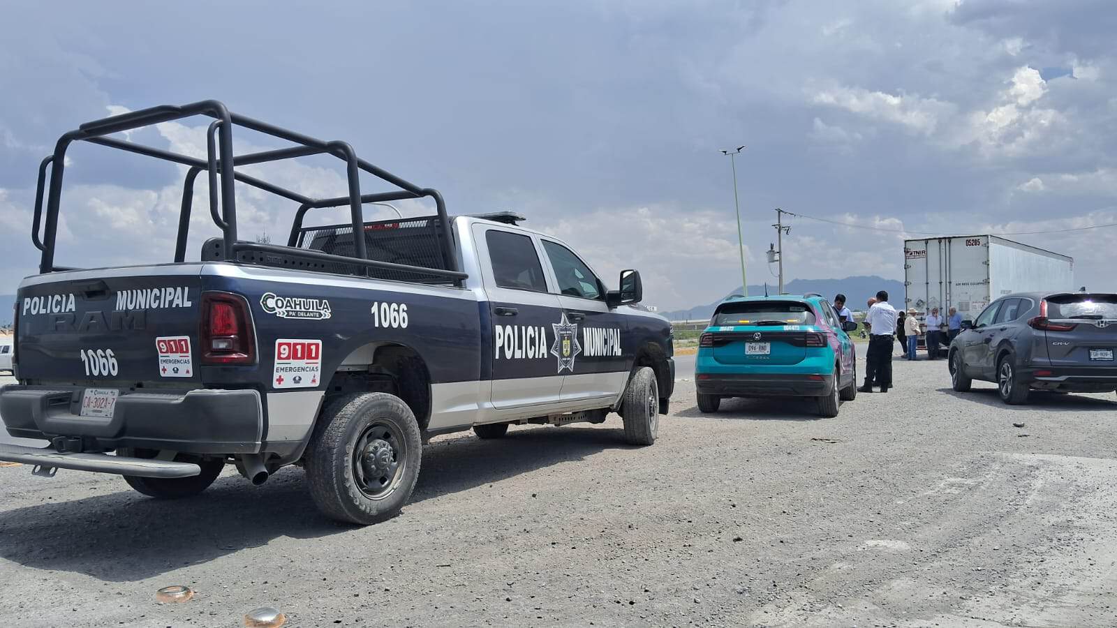 Accidente en Frontera: camioneta Honda CR-V choca con tractocami&oacute;n