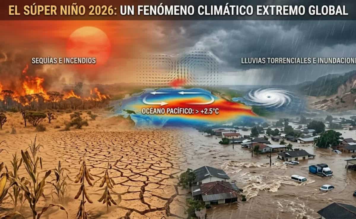 NOAA advierte sobre clima extremo en M&eacute;xico por El Ni&ntilde;o