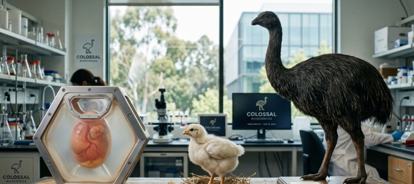 Pollos nacen en huevos artificiales de Colossal Biosciences en Dallas