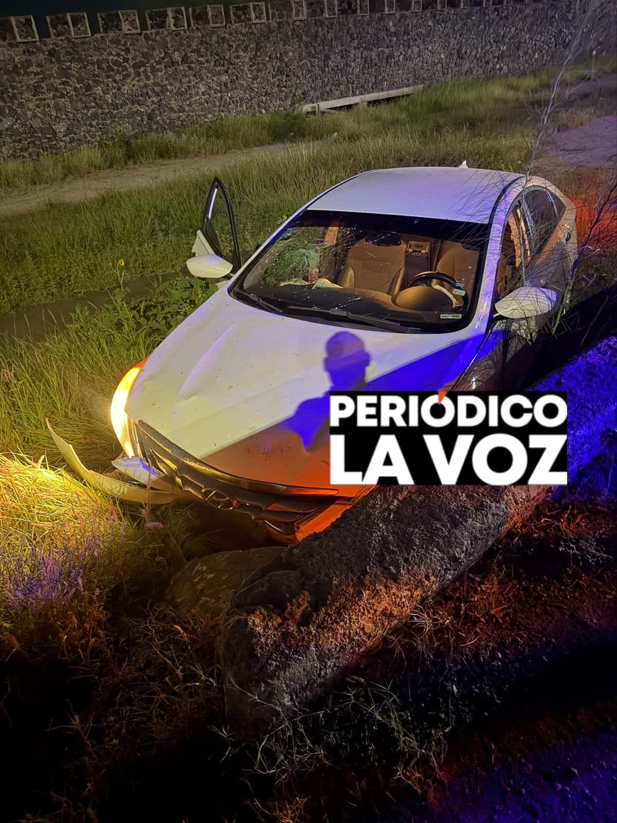 Vuelca al dormitar al volante