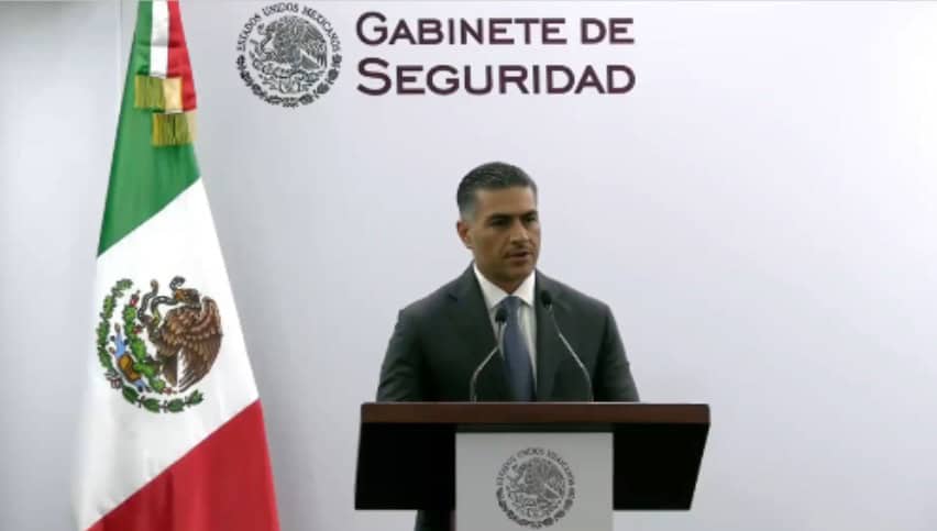 Rub&eacute;n Rocha no cuenta con protecci&oacute;n federal, afirma Omar Garc&iacute;a Harfuch