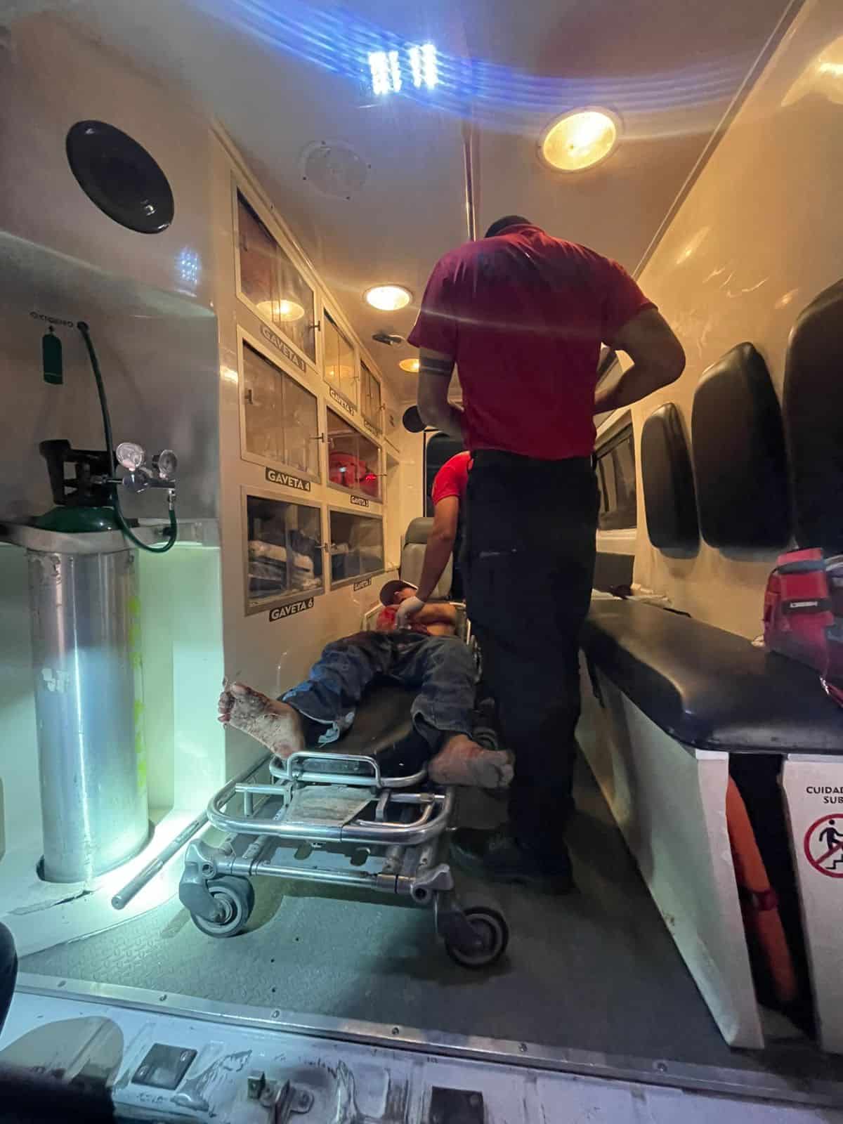 Accidente en Frontera: hombre herido tras discusi&oacute;n familiar