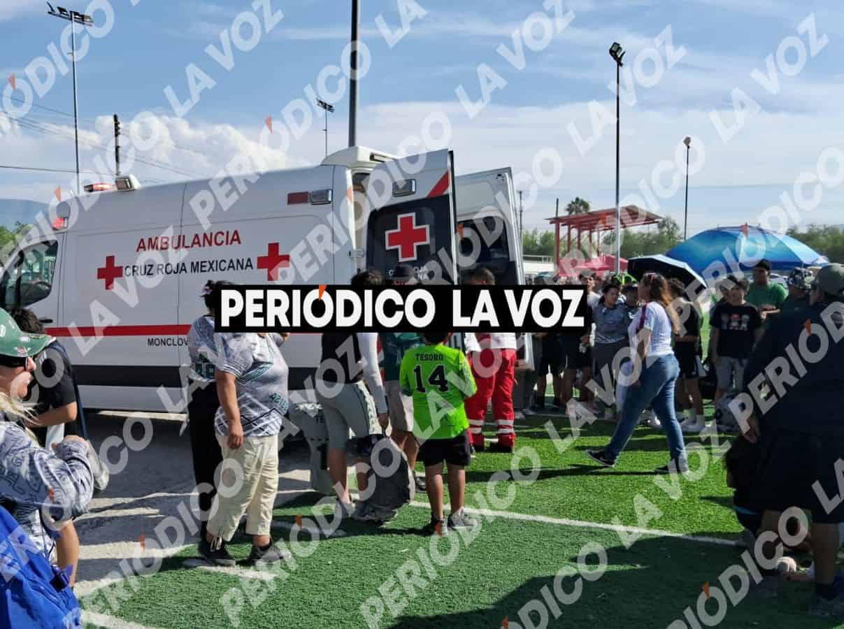 Jugador Ad&aacute;n N queda lesionado en Monclova durante partido amistoso