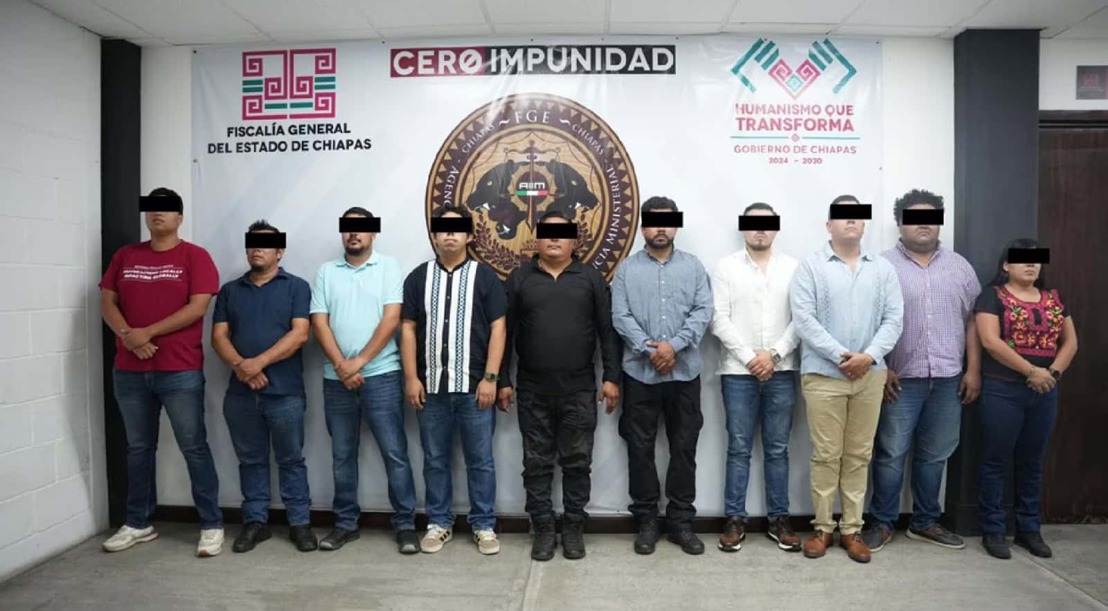 Chiapas: diez funcionarios detenidos por tortura en operativo policial