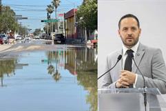 Acepta Jacobo colapso de drenaje: Busca reelegirse como alcalde y posteriormente la gubernatura