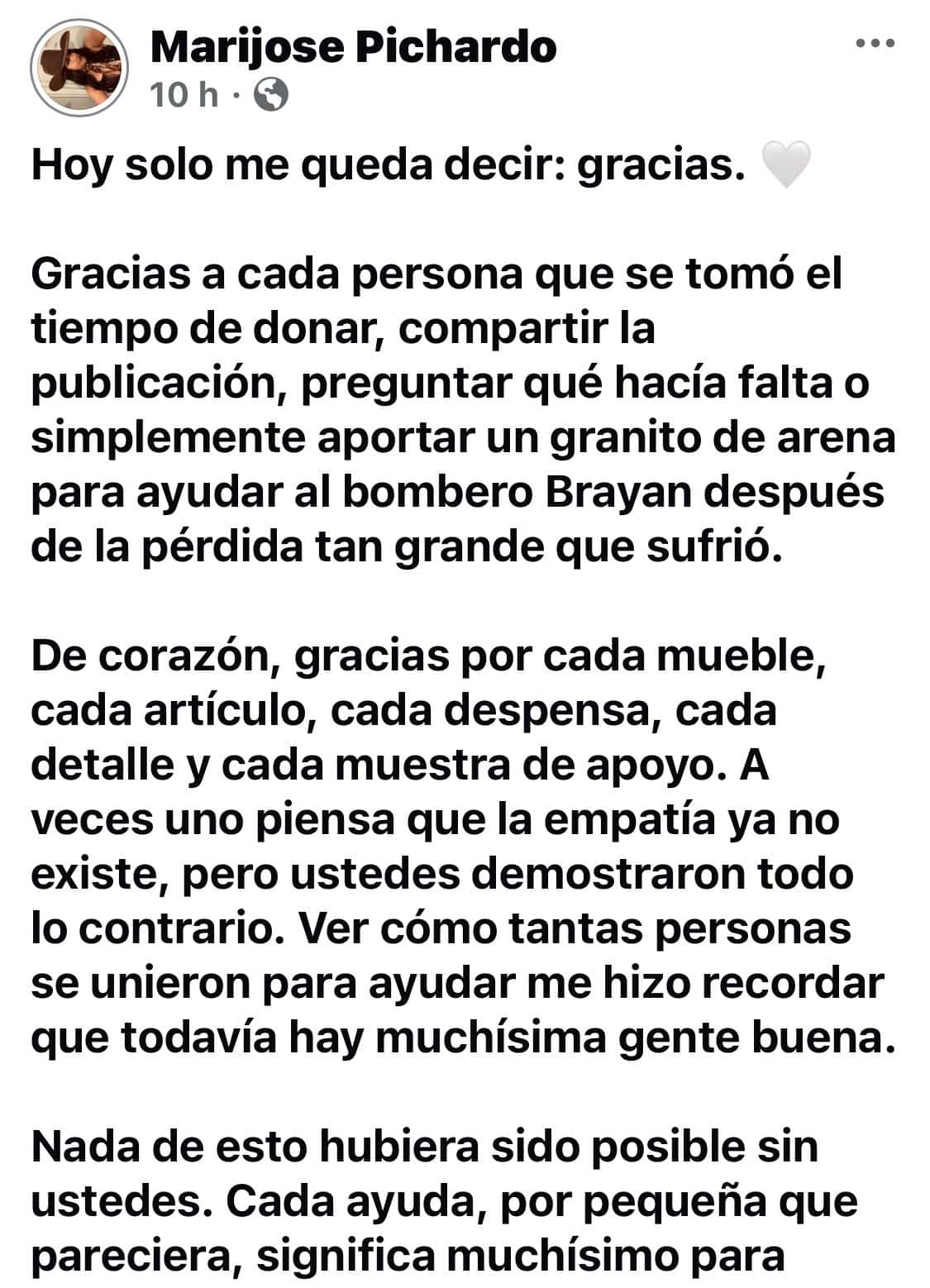 Brayan, bombero de Sabinas, pierde su hogar en incendio devastador