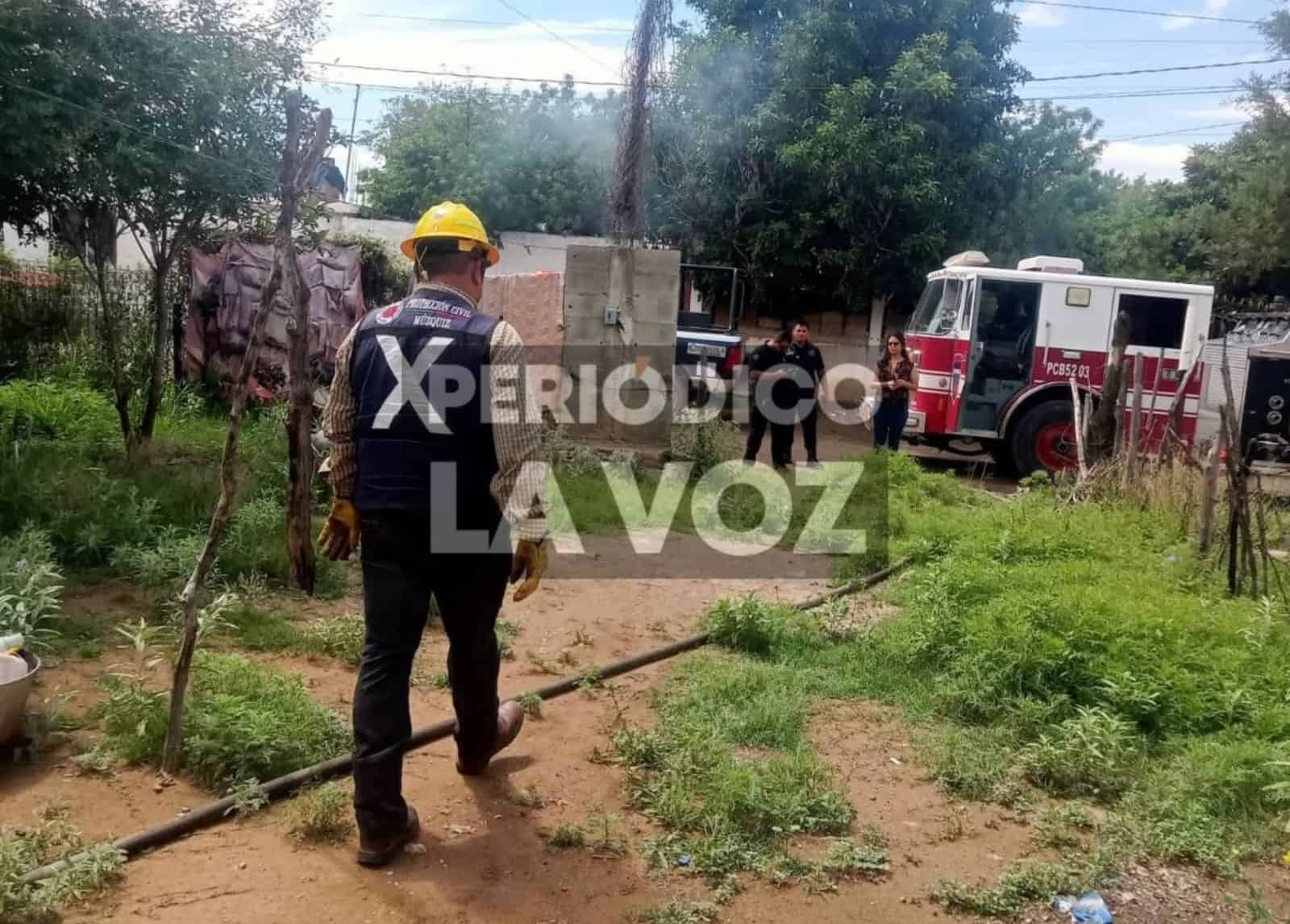Se incendia vivienda En colonia Azucenas