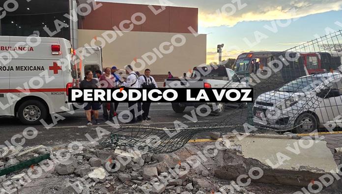 Accidente vial deja lesionado a adulto mayor en Monclova