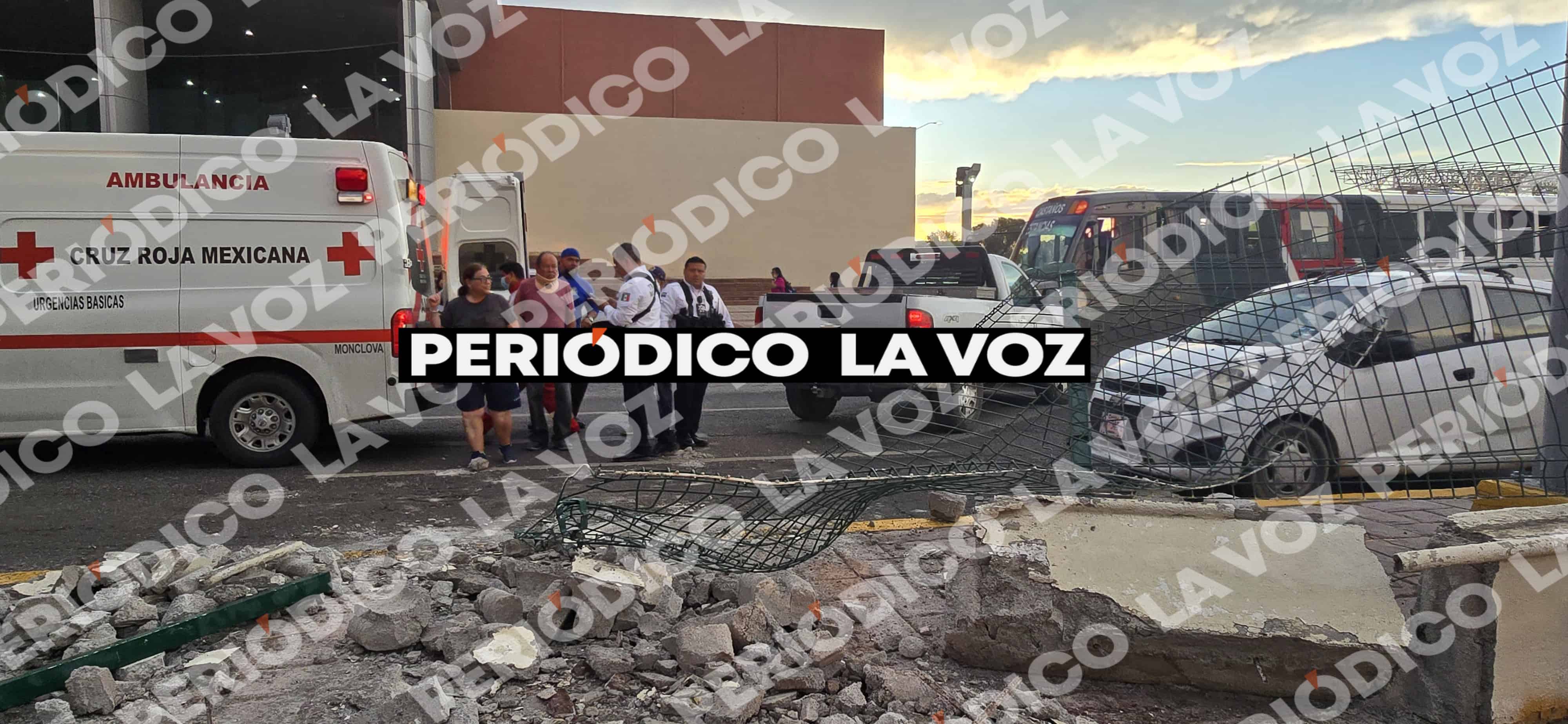 Accidente vial deja lesionado a adulto mayor en Monclova