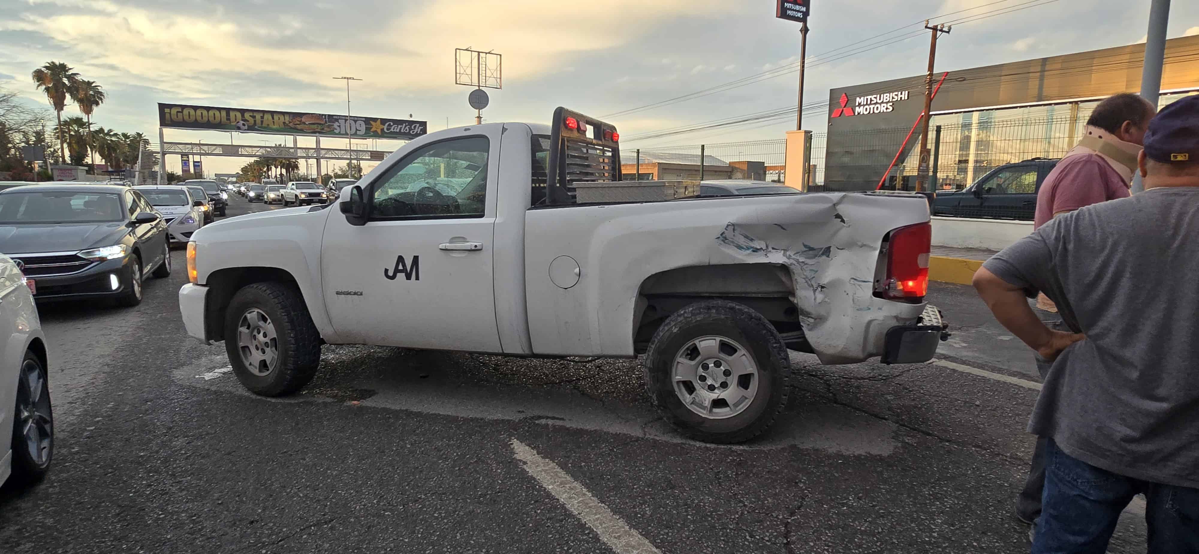 Accidente vial deja lesionado a adulto mayor en Monclova