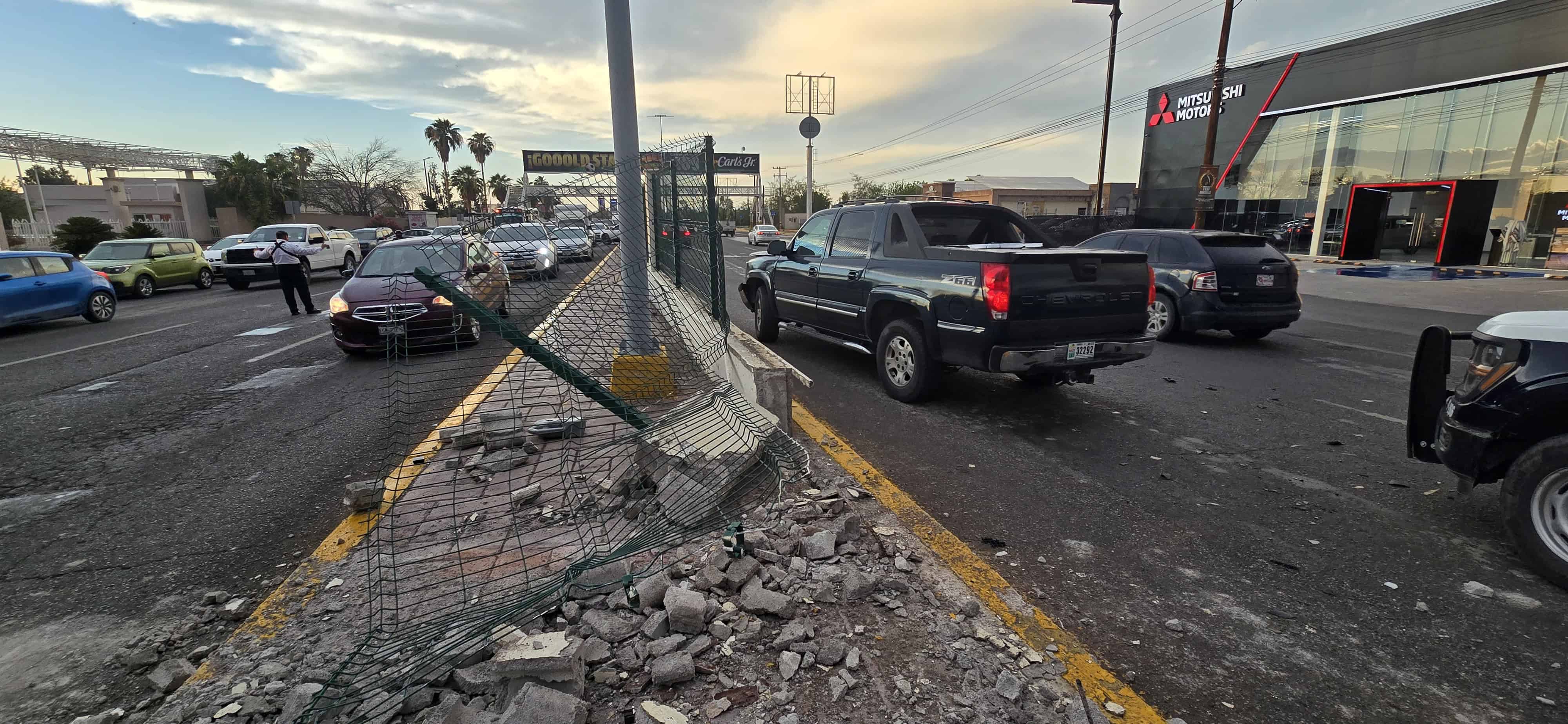 Accidente vial deja lesionado a adulto mayor en Monclova