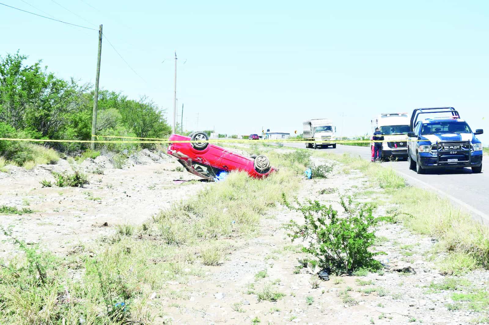 Accidente fatal en Monclova: volcadura cobra la vida de un hombre