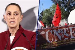 ‘Hay diálogo’, dice Sheinbaum… mientras la CNTE vuelve a tomar el Zócalo