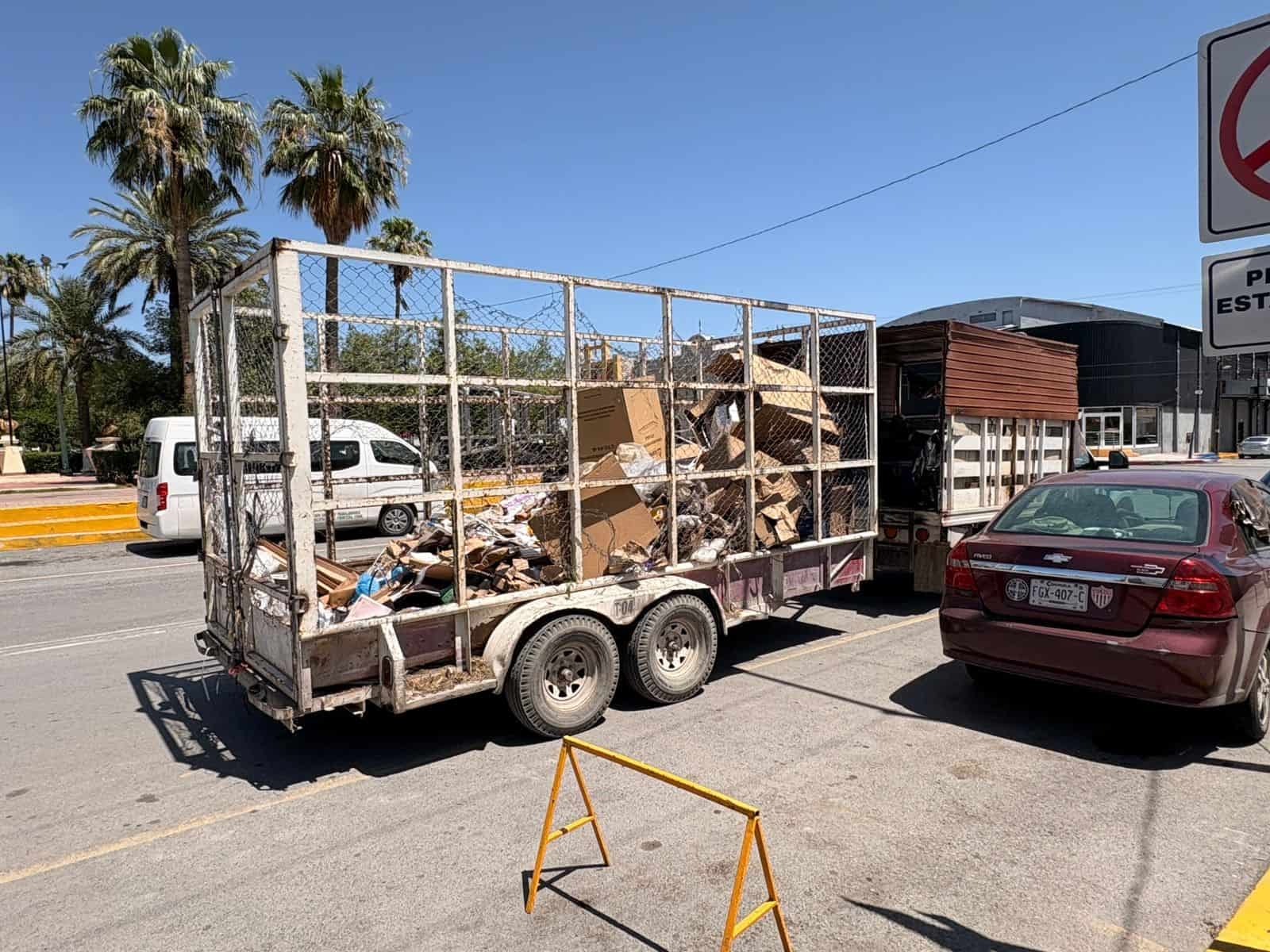 Frontera restablece recolecci&oacute;n de basura: Ra&uacute;l C&aacute;rdenas lo confirma