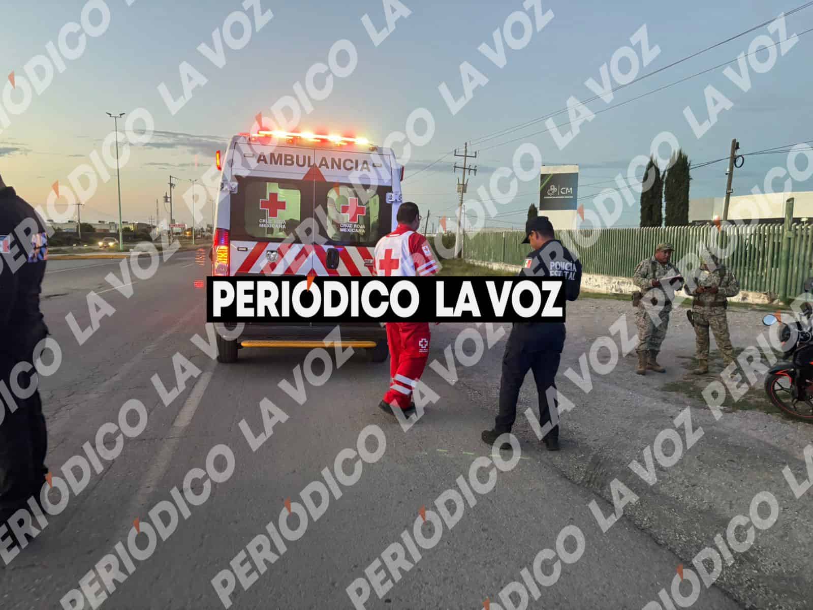 Conductor irresponsable huye tras impactar a motociclista en Frontera