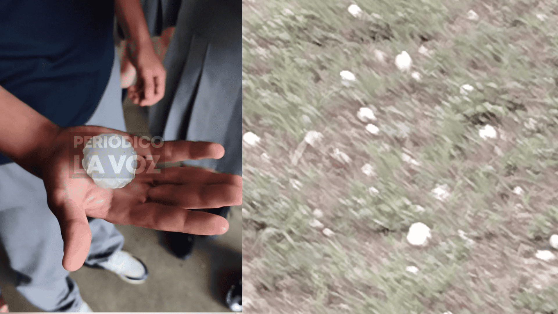 Granizada sorprende a muzquenses