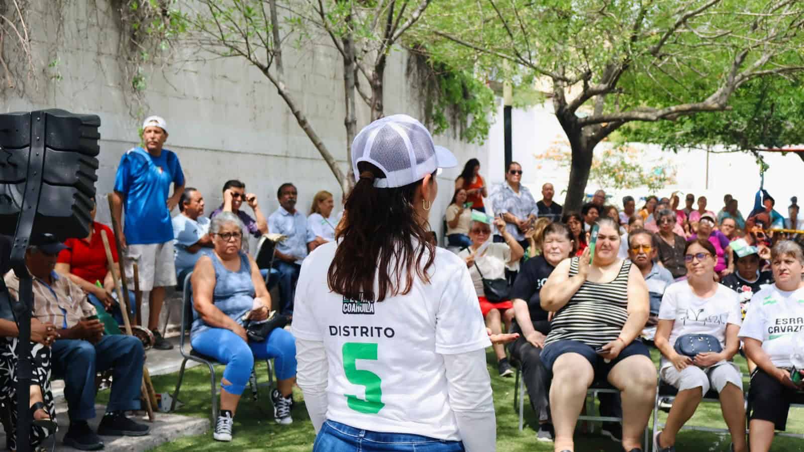 Esra Cavazos presenta su campa&ntilde;a en Monclova: propuestas y compromisos