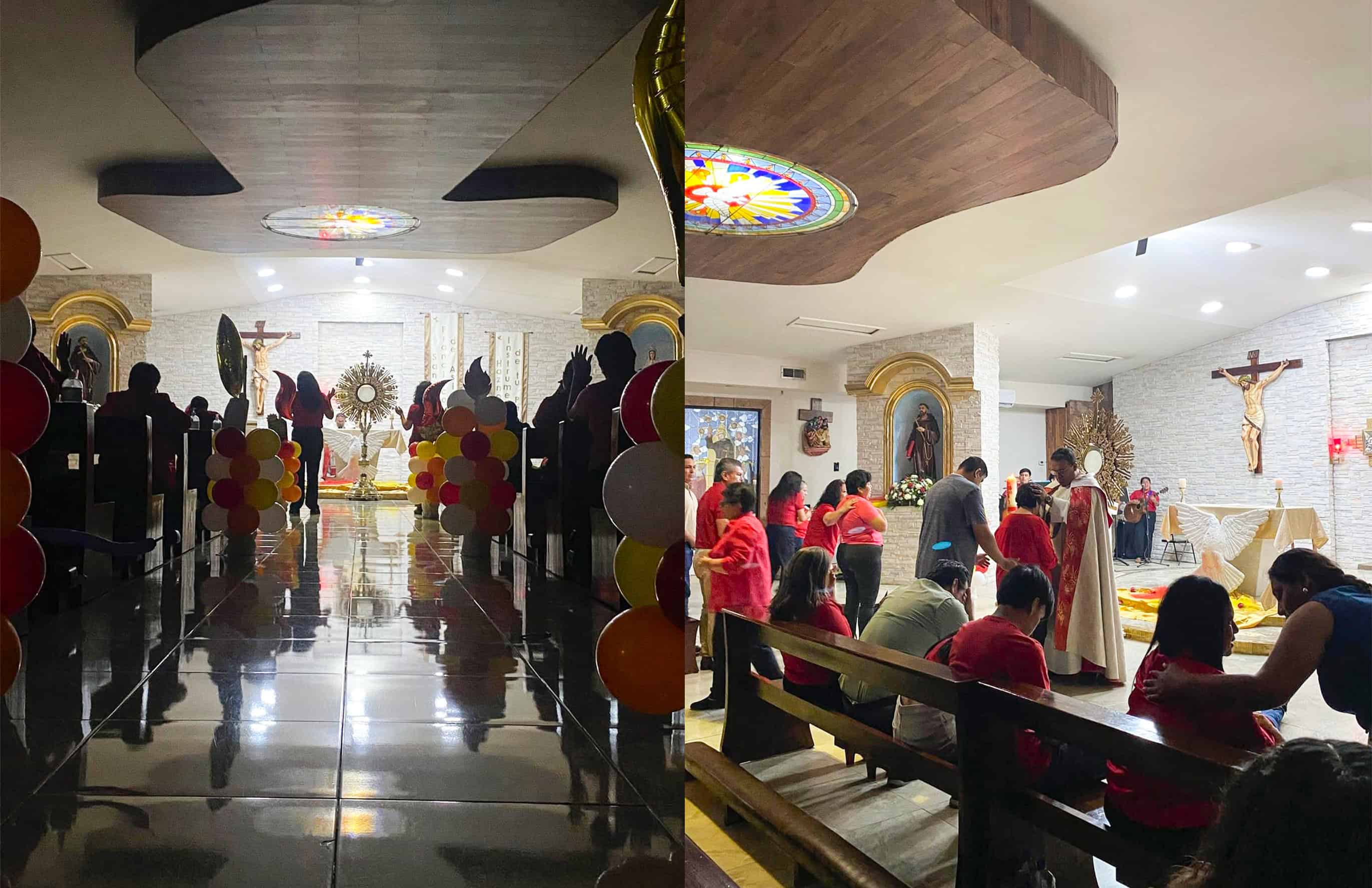 Inician celebraciones de Pentecost&eacute;s en Ciudad Acu&ntilde;a con misas y convivencia familiar