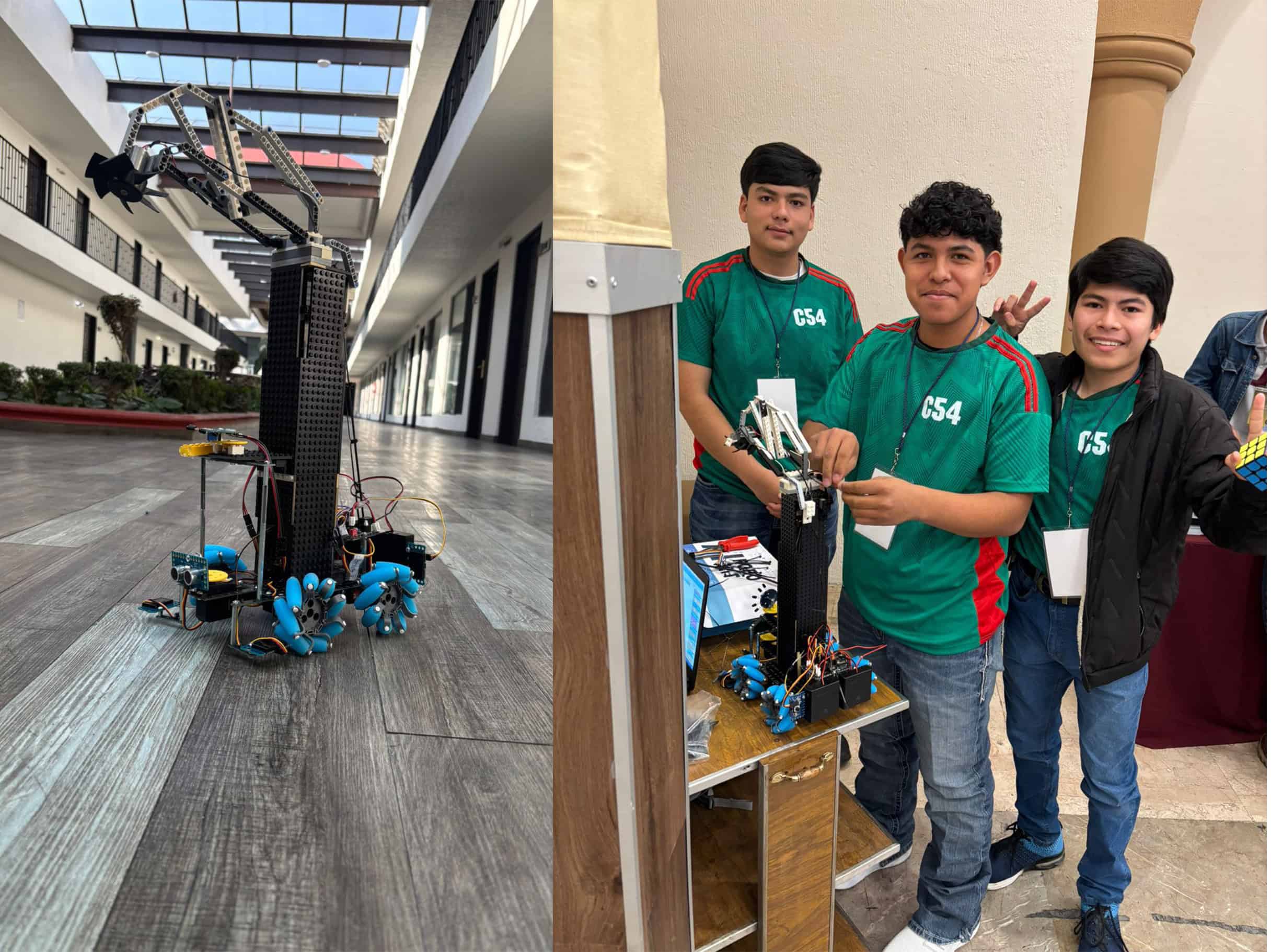 Estudiantes del Cbtis 54 representan a Ciudad Acu&ntilde;a en concurso nacional de rob&oacute;tica