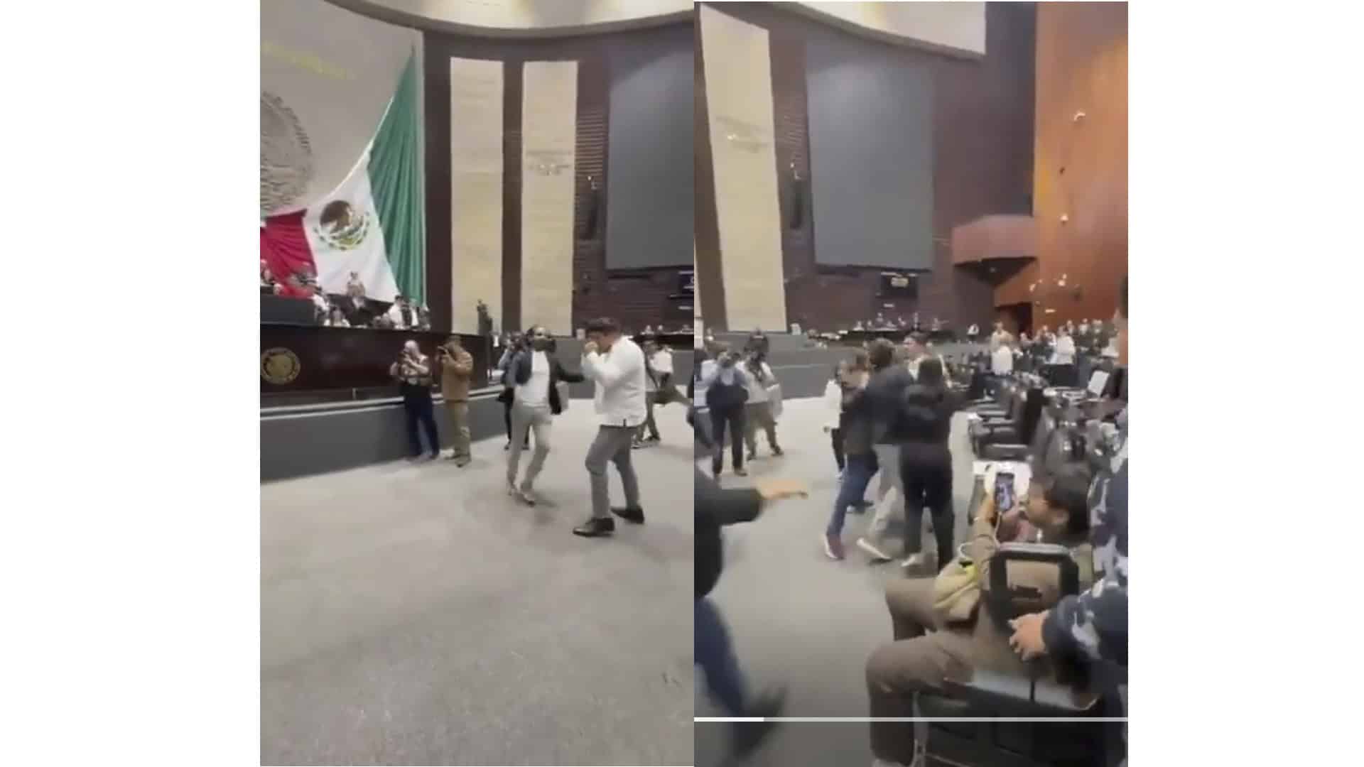 Incidente violento en la C&aacute;mara de Diputados