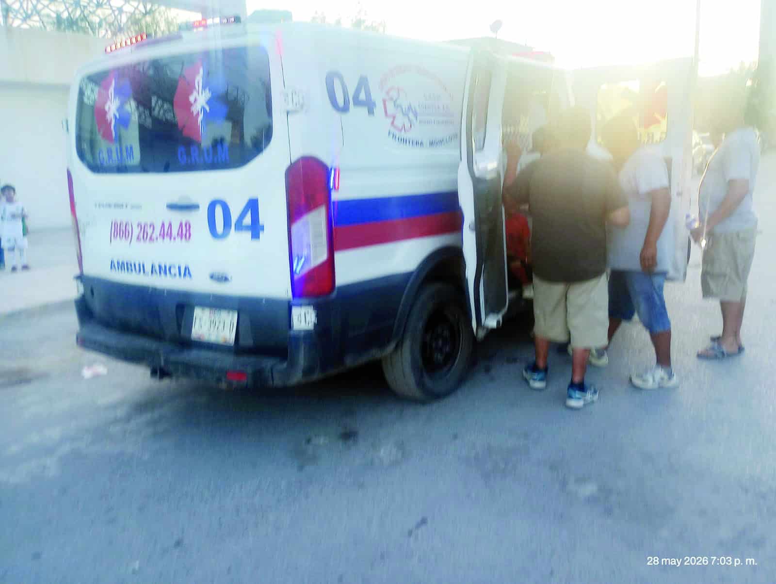 Menor de 9 a&ntilde;os resulta lesionado en Frontera: Alejandro N