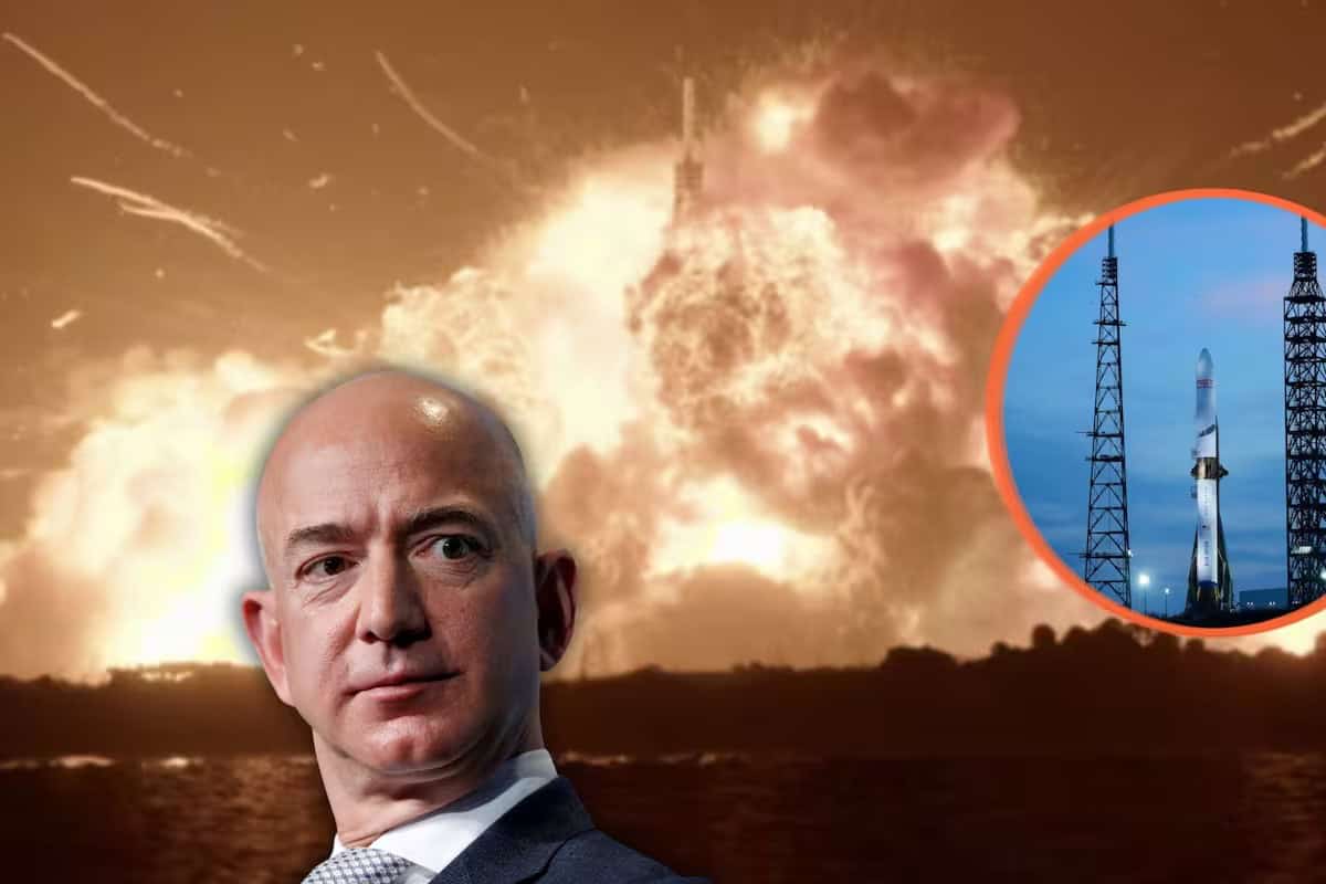 Explosi&oacute;n del cohete New Glenn de Blue Origin en Cabo Ca&ntilde;averal