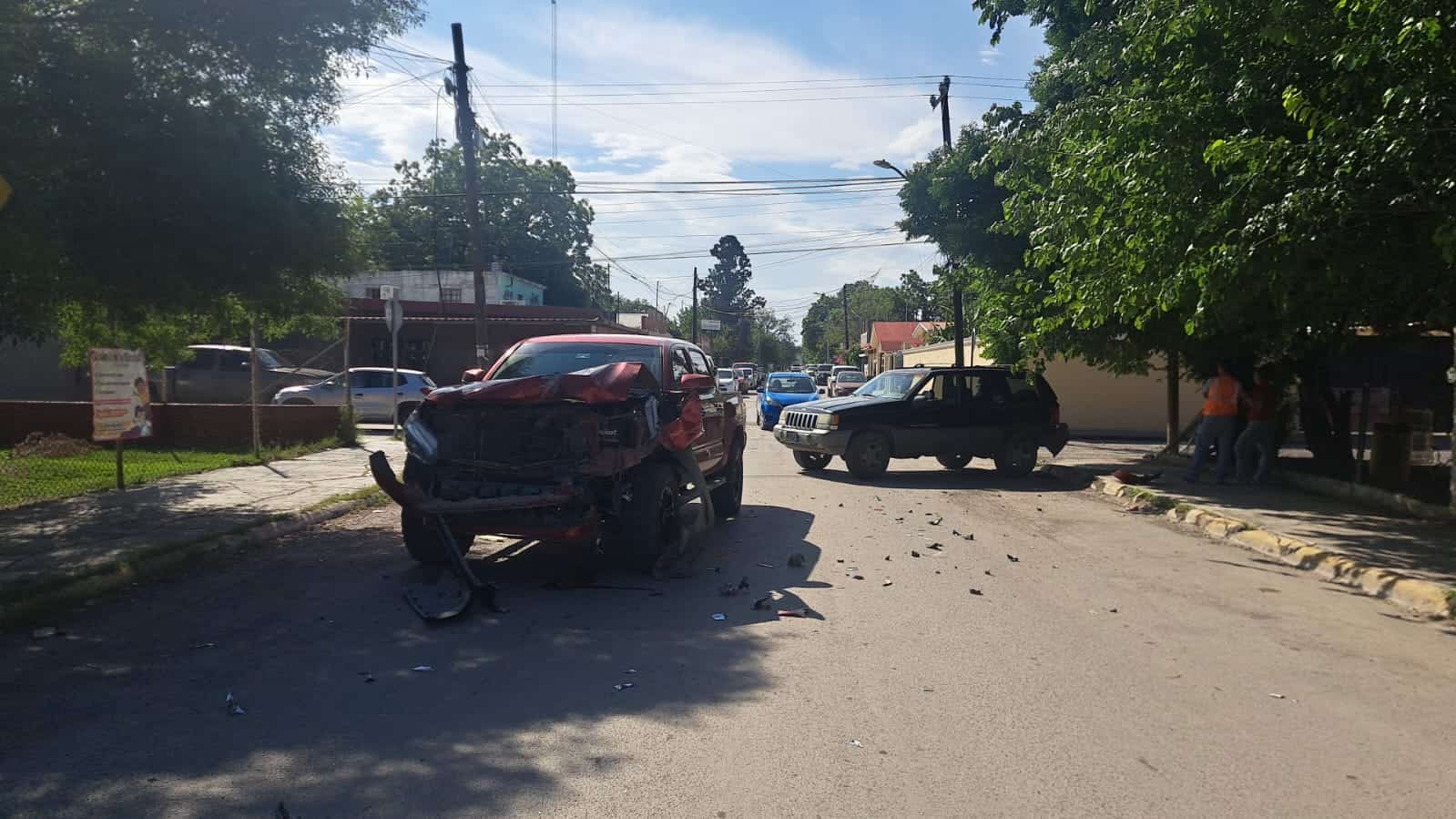 Tres heridos en accidente vial