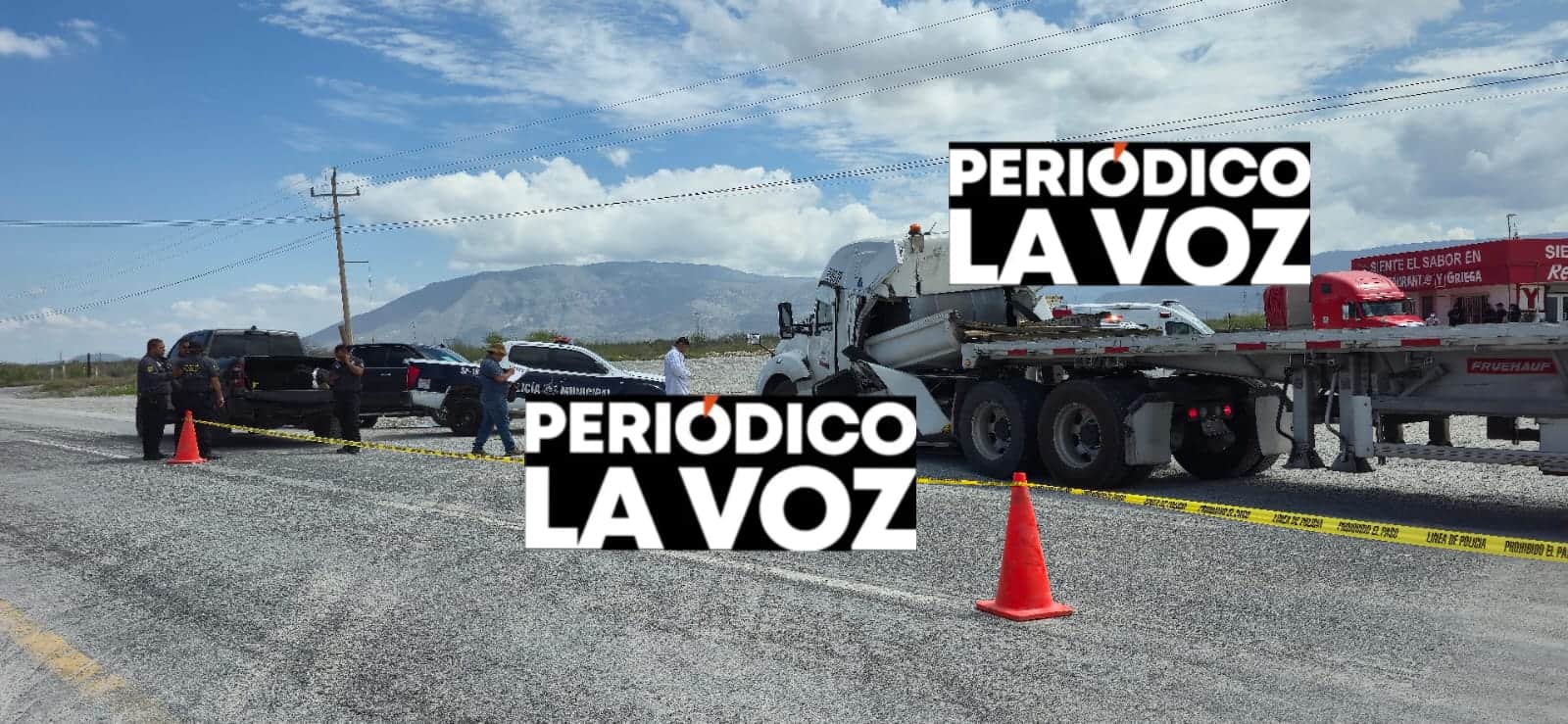 Muere trailero aplastado por rollo de acero