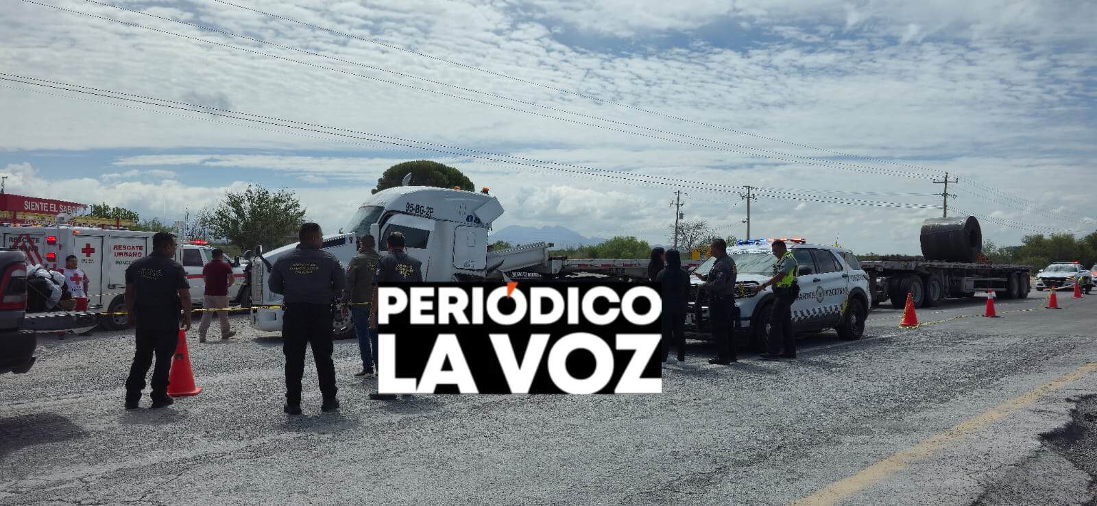 Muere trailero aplastado por rollo de acero