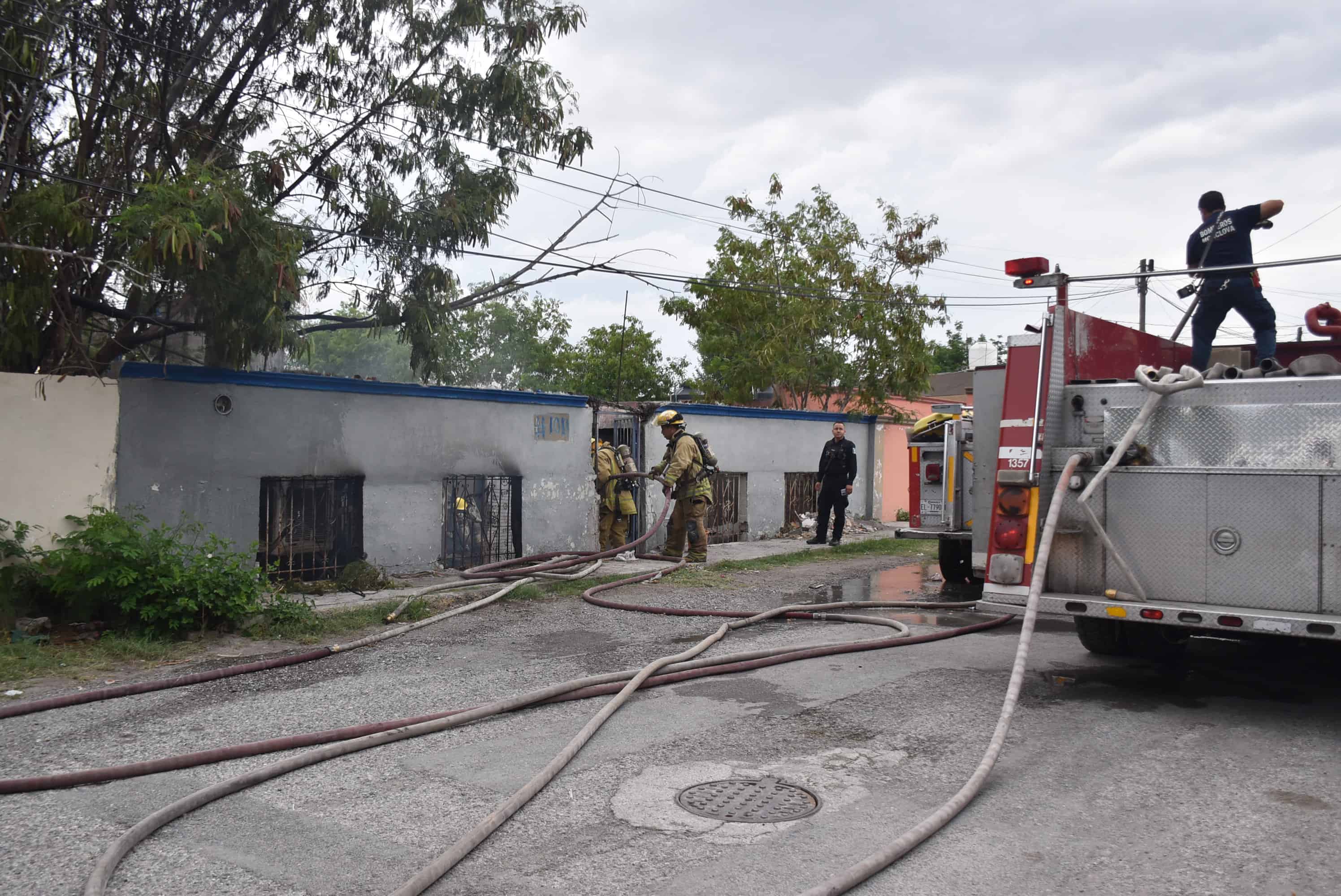 Arde casa en la Carranza