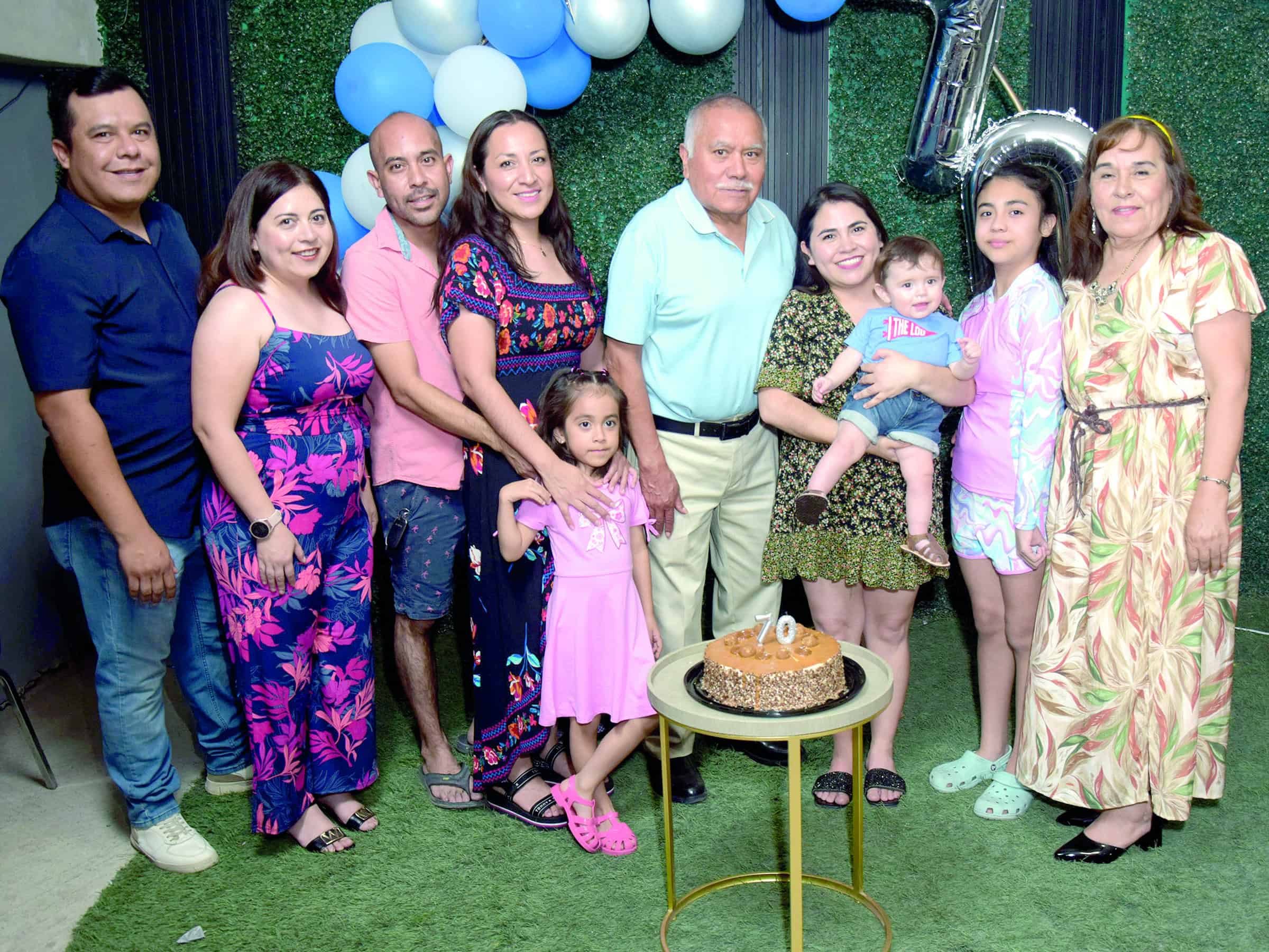 Ezequiel Sanmiguel celebra 70 a&ntilde;os: emotiva reuni&oacute;n familiar