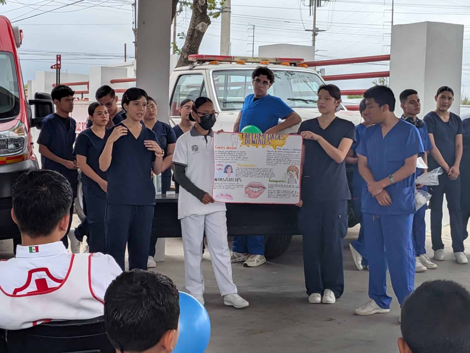 Estudiantes de Enfermer&iacute;a del CBTIS 54 promueven salud bucal en Ciudad Acu&ntilde;a