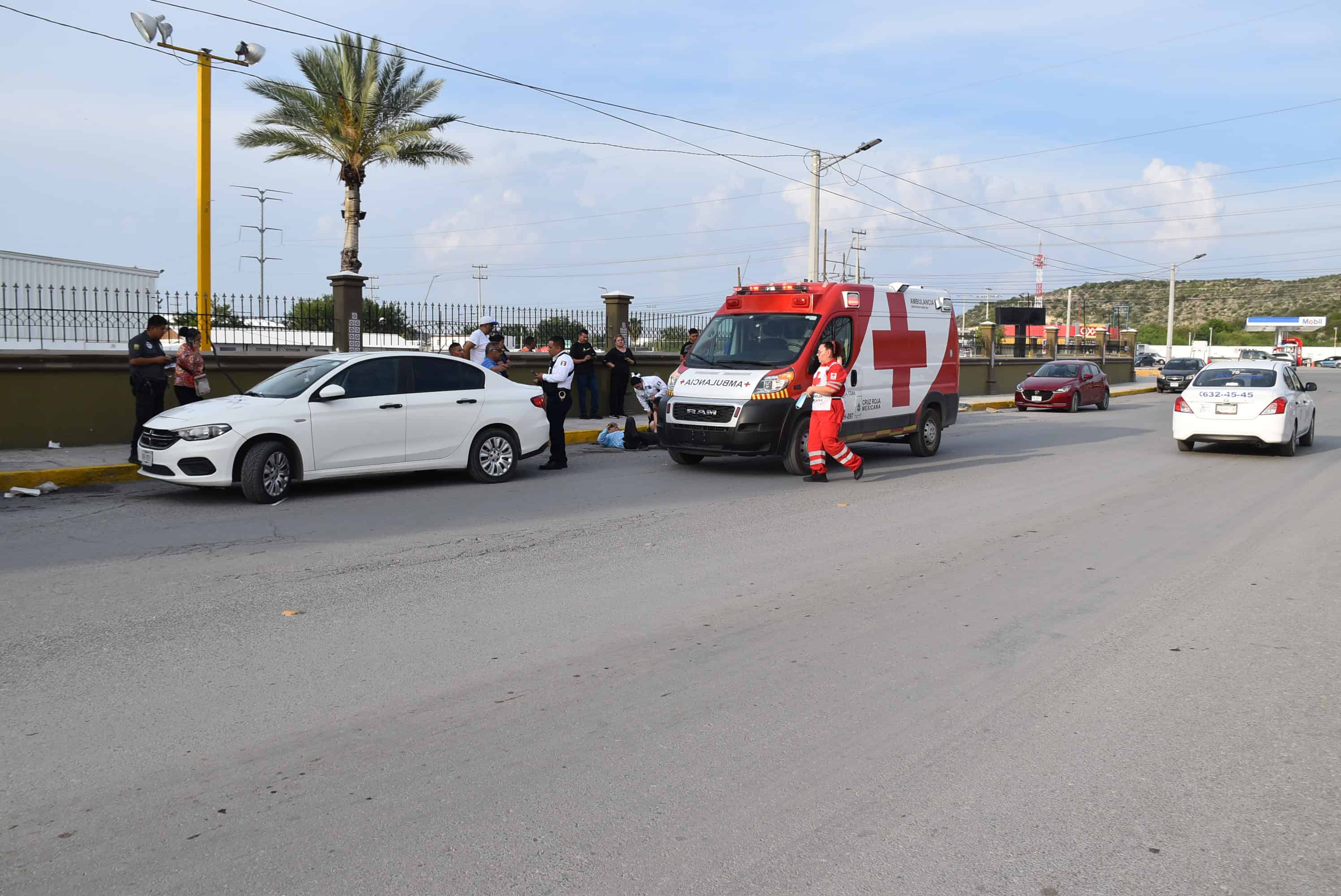 Motociclista Coronado resulta lesionado en Monclova