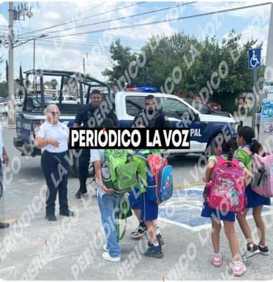 Movilizaci&oacute;n de Seguridad P&uacute;blica en Frontera protege a estudiantes de falla mec&aacute;nica