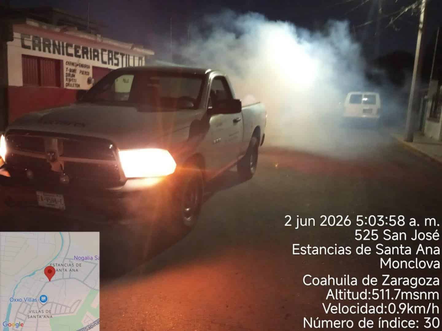 Fumigaci&oacute;n en Estancias de Santa Ana tras tragedia