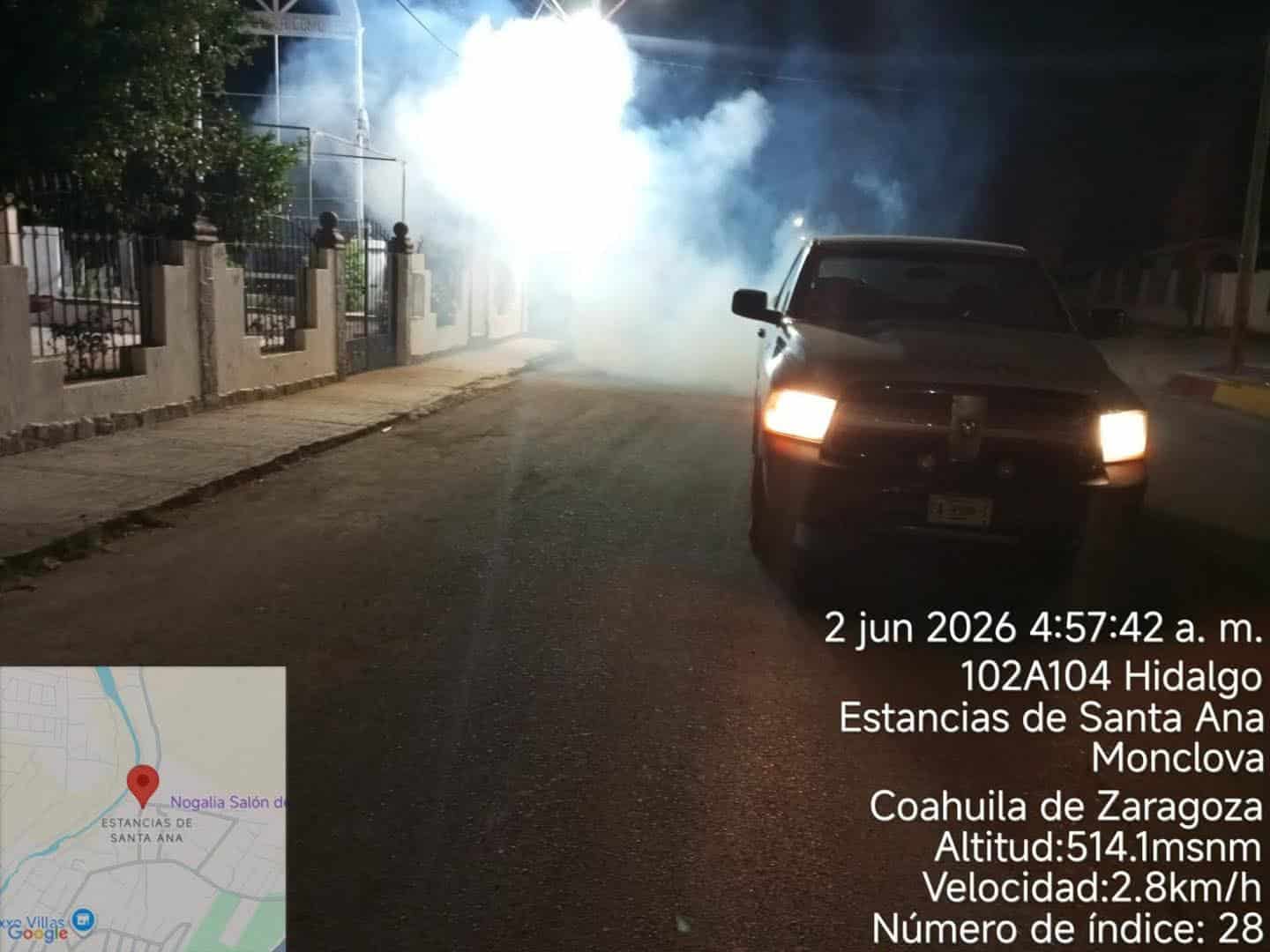 Fumigaci&oacute;n en Estancias de Santa Ana tras tragedia