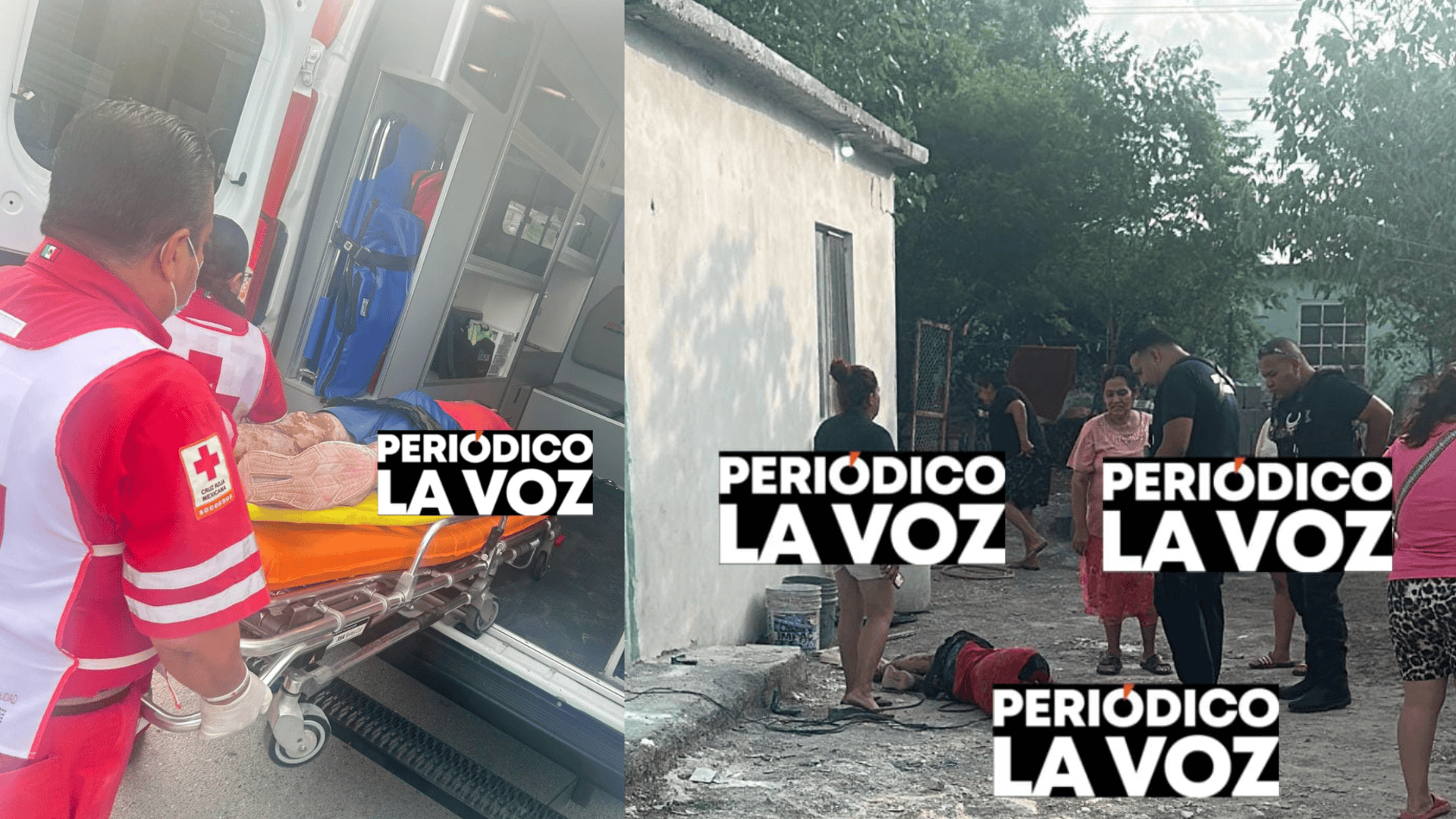 Lo agarran a tablazos y lo  dejan grave