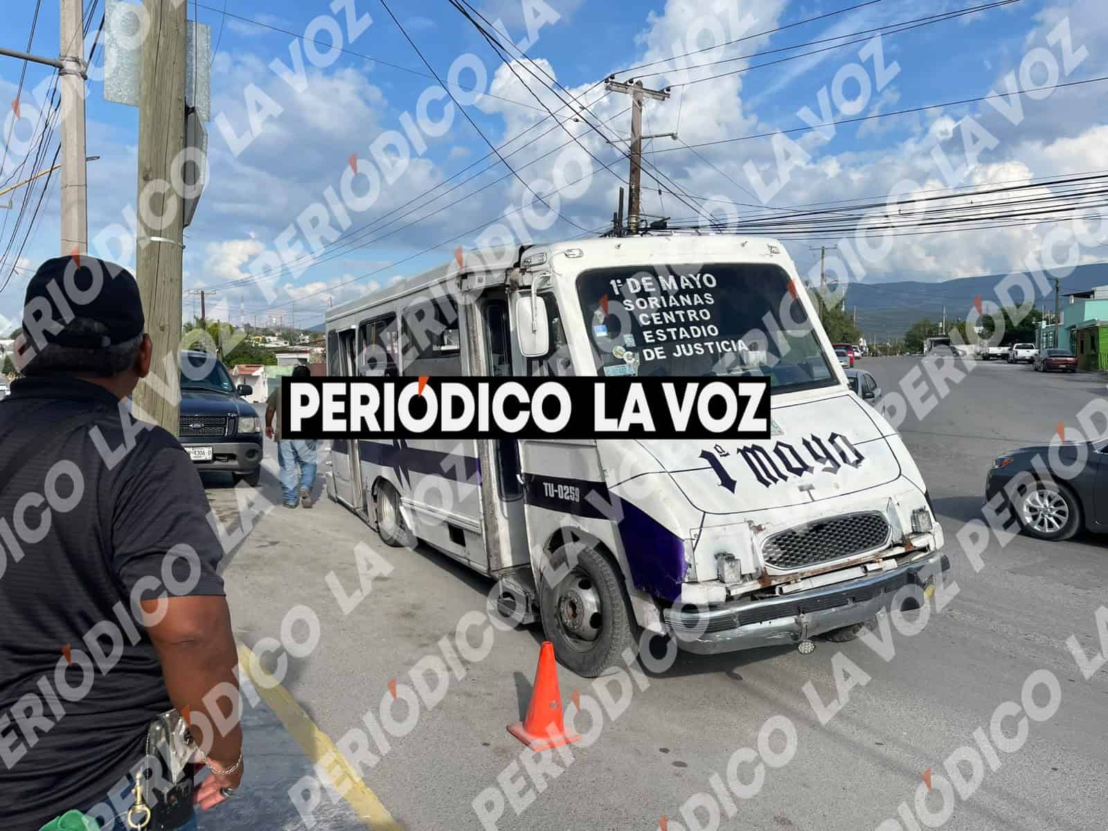 Susto masivo en transporte urbano